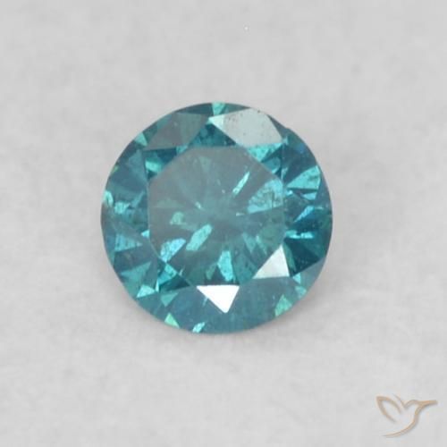 9,17 ctw natürlicher Blau Diamant, Runden, VS-SI