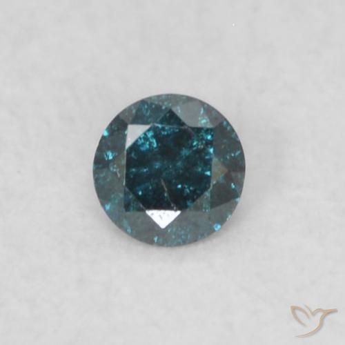 0.05ct Natürlicher Blau Diamant, Runden, VS-SI