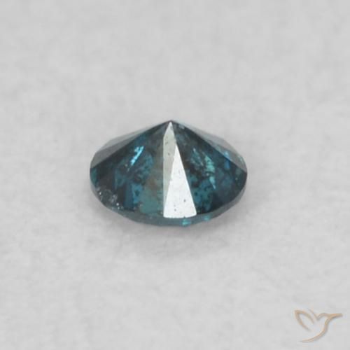 9,17 ctw natürlicher Blau Diamant, Runden, VS-SI