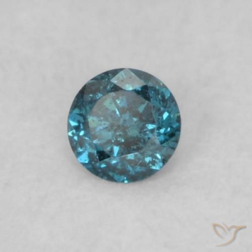 9,17 ctw natürlicher Blau Diamant, Runden, VS-SI