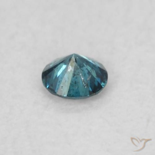 9,17 ctw natürlicher Blau Diamant, Runden, VS-SI