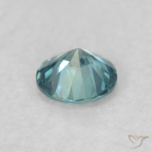 9,17 ctw natürlicher Blau Diamant, Rund Schliff, VVS-VS
