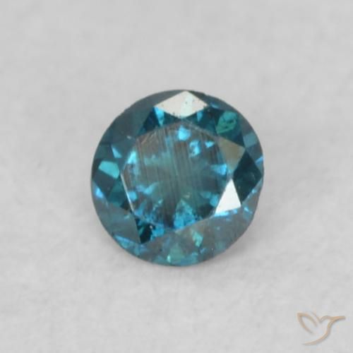 9,17 ctw natürlicher Blau Diamant, Runden, VS-SI