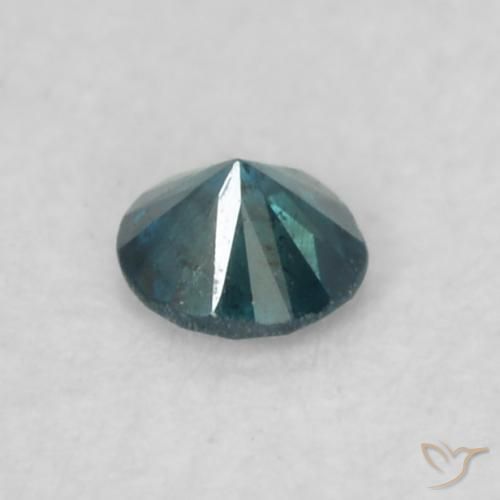 9,17 ctw natürlicher Blau Diamant, Runden, VS-SI