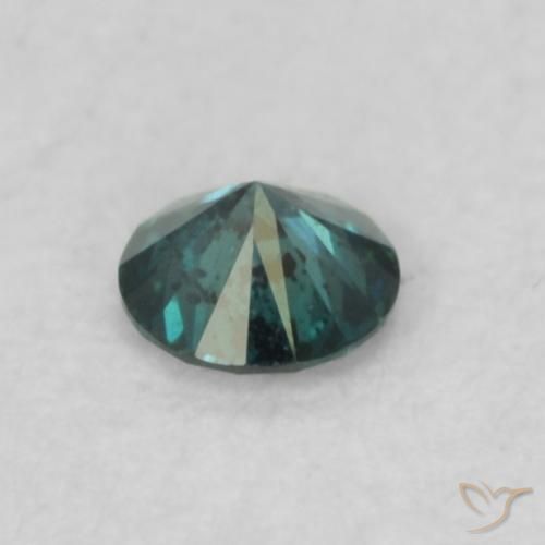 9,17 ctw natürlicher Blau Diamant, Runden, VS-SI