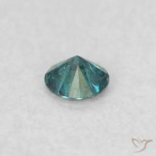 9,17 ctw natürlicher Blau Diamant, Runden, SI