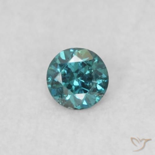 9,17 ctw natürlicher Blau Diamant, Rund Schliff, VS