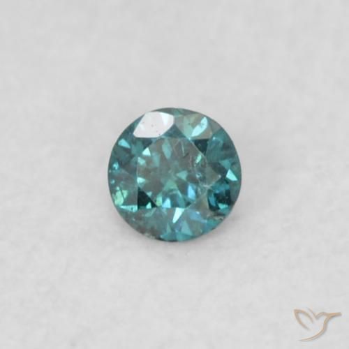 9,17 ctw natürlicher Blau Diamant, Rund Schliff, VS