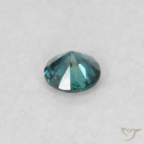 9,17 ctw natürlicher Blau Diamant, Rund Schliff, VS