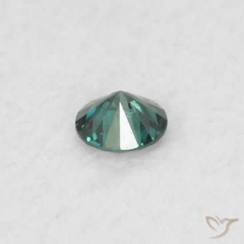 9,17 ctw natürlicher Grün Diamant, Runden, VS