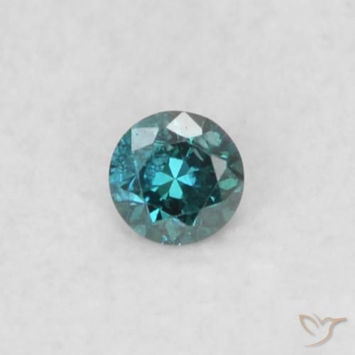 0.02ct Natürlicher Blau Diamant, Runden, VS