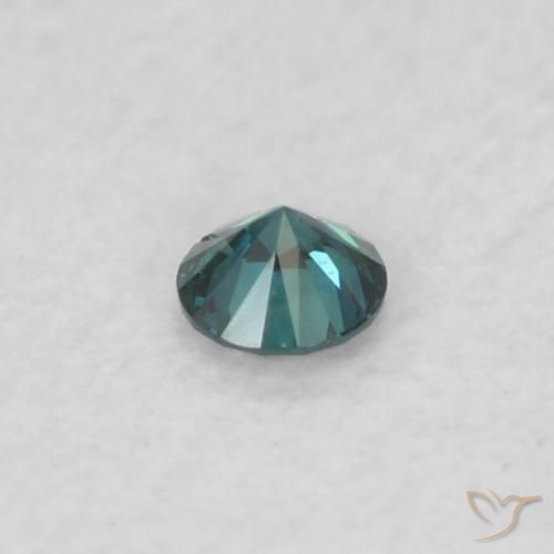 9,17 ctw natürlicher Blau Diamant, Runden, VS