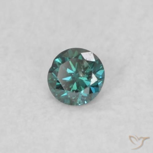 9,17 ctw natürlicher Grün Diamant, Runden, VS-SI
