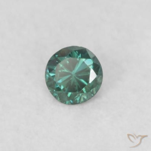 9,17 ctw natürlicher Grün Diamant, Runden, VS