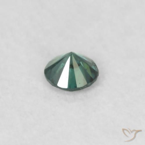 9,17 ctw natürlicher Grün Diamant, Runden, VS