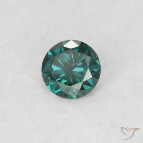9,17 ctw natürlicher Grün Diamant, Runden, VS