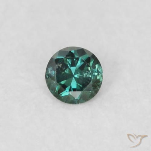 0.02ct Natürlicher Grün Diamant, Runden, VS