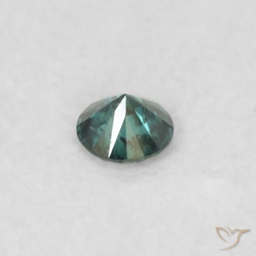 9,17 ctw natürlicher Grün Diamant, Runden, VS