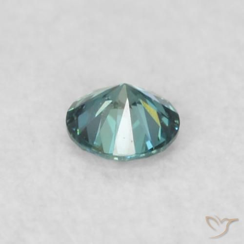 9,17 ctw natürlicher Blau Diamant, Runden, VS