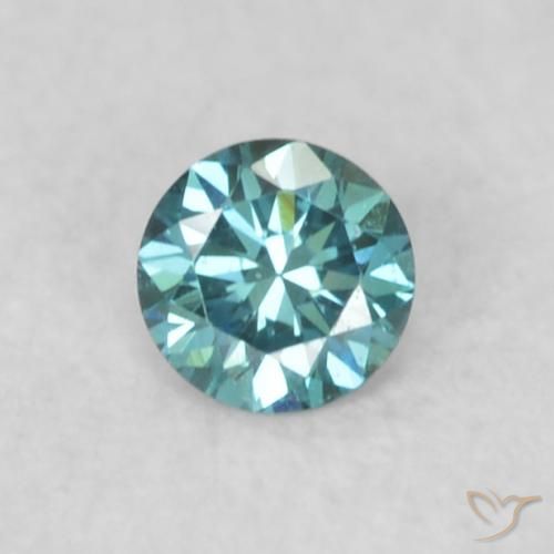 0.05ct Natürlicher Blau Diamant, Runden, VS