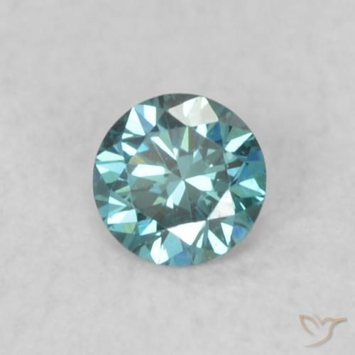 9,17 ctw natürlicher Blau Diamant, Runden, VS
