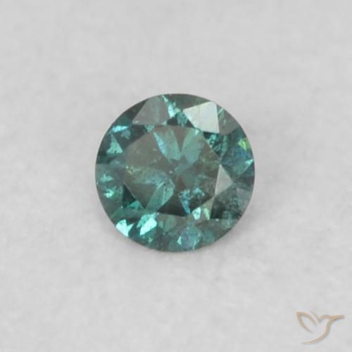 9,17 ctw natürlicher Grün Diamant, Runden, VS