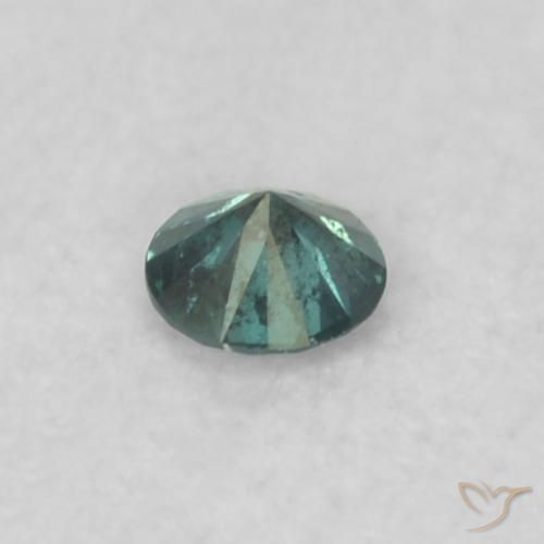 9,17 ctw natürlicher Grün Diamant, Runden, VS