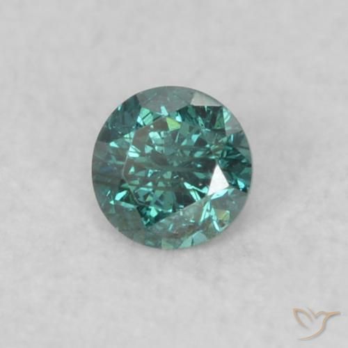 9,17 ctw natürlicher Grün Diamant, Runden, SI
