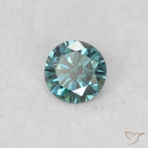9,17 ctw natürlicher Blau Diamant, Runden, VS