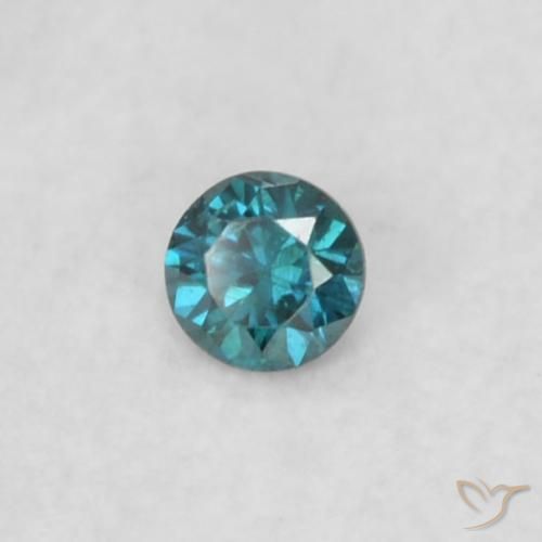 9,17 ctw natürlicher Blau Diamant, Runden, VS