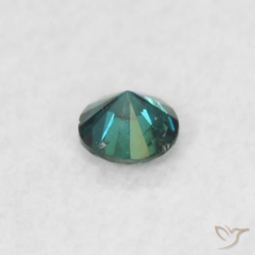 9,17 ctw natürlicher Grün Diamant, Runden, VS