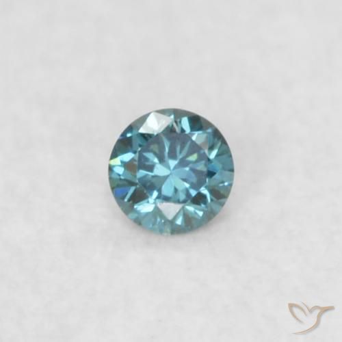 0.02ct Natürlicher Blau Diamant, Runden, VS