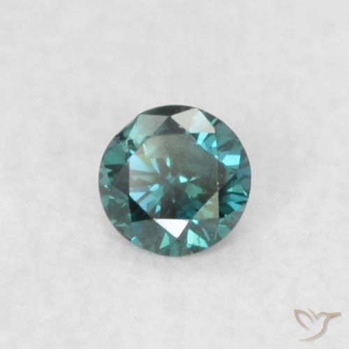 9,17 ctw natürlicher Blau Diamant, Runden, VVS-VS