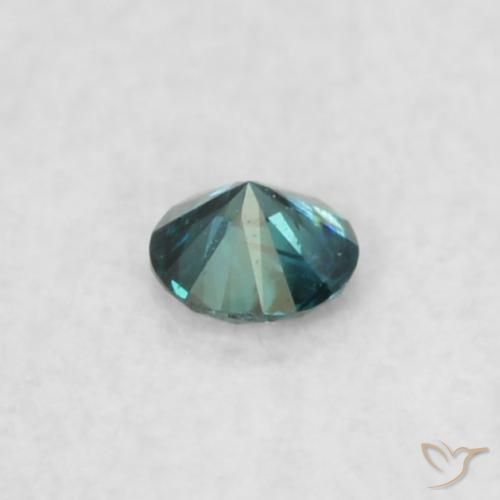 9,17 ctw natürlicher Blau Diamant, Runden, VVS-VS