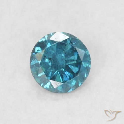 0.05ct Natürlicher Blau Diamant, Runden, VS