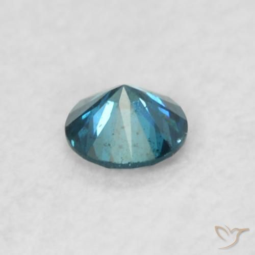 9,17 ctw natürlicher Blau Diamant, Runden, VS