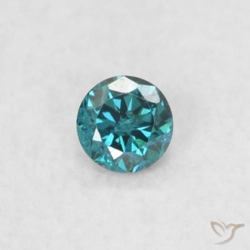 0.02ct Natürlicher Blau Diamant, Runden, VS