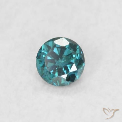 9,17 ctw natürlicher Blau Diamant, Runden, VS
