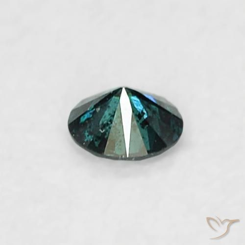 9,17 ctw natürlicher Grün Diamant, Runden, SI