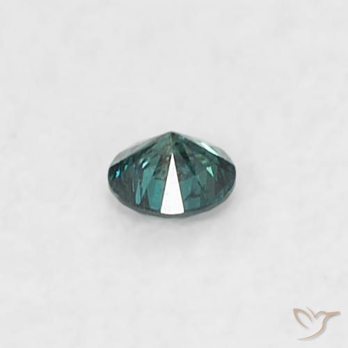 9,17 ctw natürlicher Blau Diamant, Runden, SI