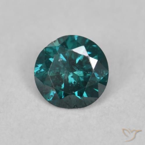9,17 ctw natürlicher Grün Diamant, Runden, SI