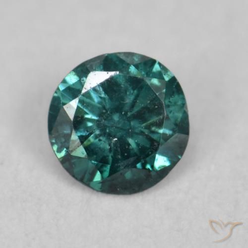 0.08ct Natürlicher Grün Diamant, Runden, VVS-VS