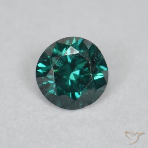 0.04ct Natürlicher Grün Diamant, Runden, VVS-VS