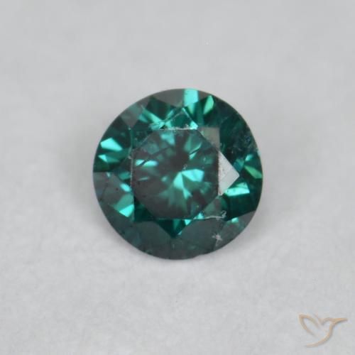 9,17 ctw natürlicher Grün Diamant, Runden, VVS-VS