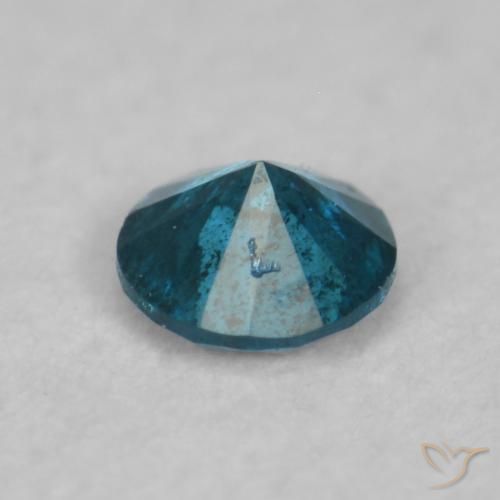 9,17 ctw natürlicher Blau Diamant, Runden, SI