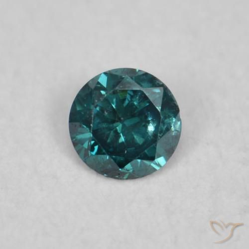 0.04ct Natürlicher Grün Diamant, Runden, VVS-VS