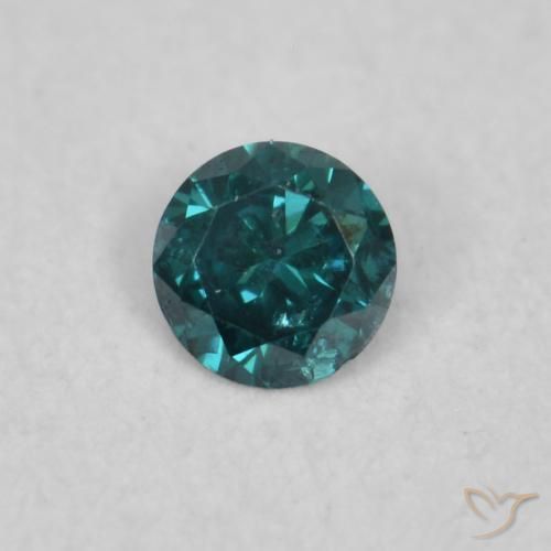 9,17 ctw natürlicher Grün Diamant, Runden, VVS-VS