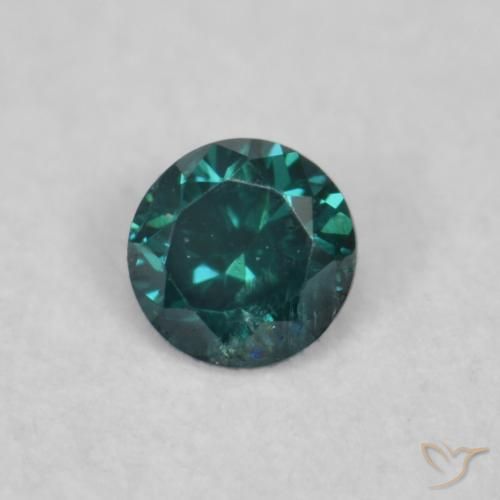 9,17 ctw natürlicher Grün Diamant, Runden, SI
