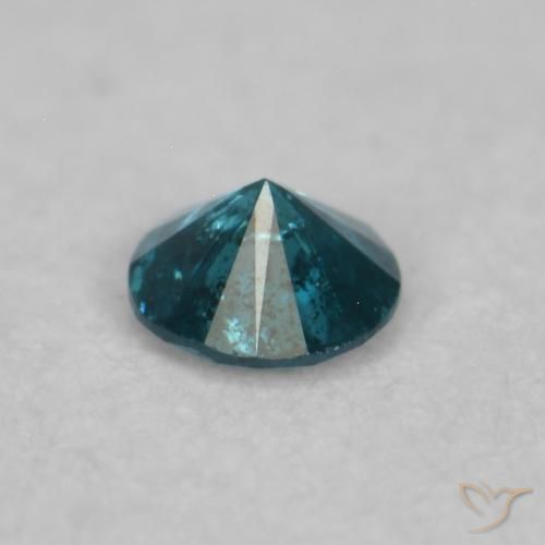 9,17 ctw natürlicher Blau Diamant, Runden, SI
