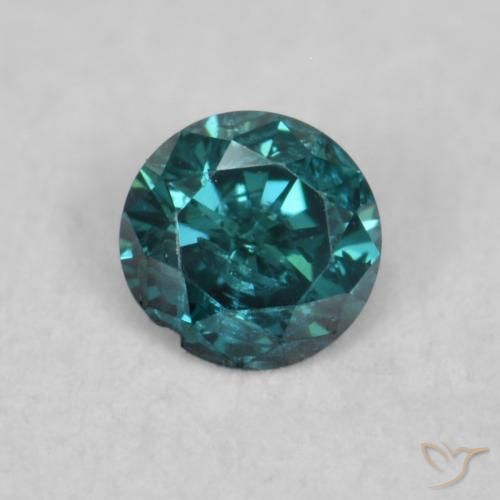 0.06ct Natürlicher Grün Diamant, Runden, SI
